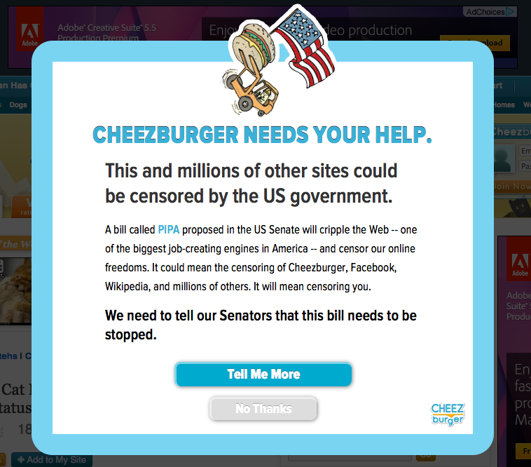 Cheezburger Blackout